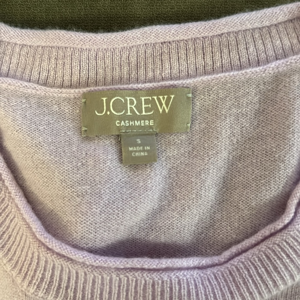 J.CREW. Relaxed cashmere T-shirt. Size S. - Picture 2 of 4
